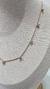 choker bolinha ponto de luz em aço na internet