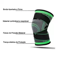 Joelheira Fitness Compressão Ajustável