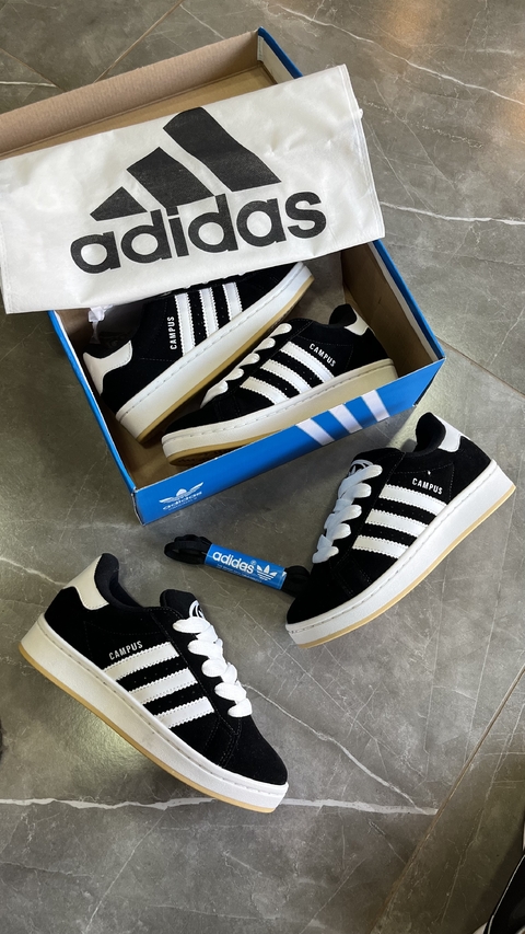 Adidas Campus - Preto/Branco - comprar online