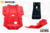 KIT CUBRE CARTER + CUBRE BIELETA HONDA XR 250 TORNADO ROJO
