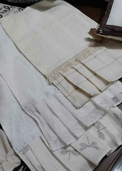 Toalla con apliques - Butterfly hogar y deco