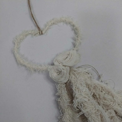 Adorno corazón peludo - comprar online