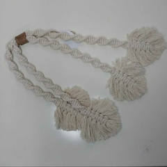Sujeta cortinas macramé