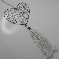 Adorno corazón alambre - comprar online