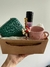 Presente Body Spray + Porta Joia verde + Caneca