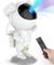 Projetor de luz de astronauta – Projetor de galáxia rotativo de 360° Projetor de estrela para crianças e adultos – 7 efeitos de nebulosa, projetor de
