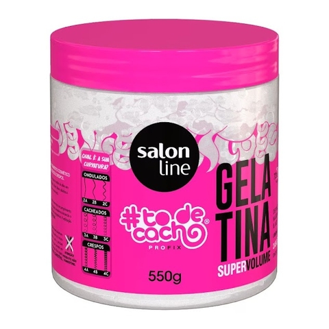 Gelatina to de cacho Super Volume Salon Line 550g