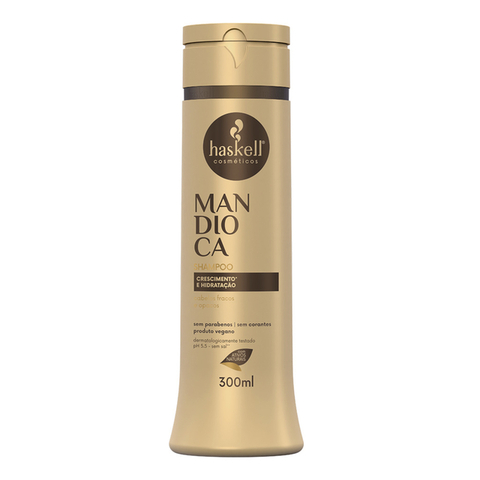 Shampoo Mandioca Crescimento e Hidratação Haskell 300ml