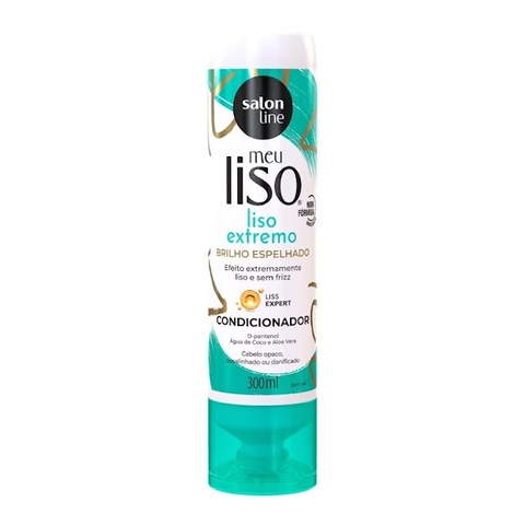 Condicionador Meu Liso Extremo Brilho Espelhado Salon Line 300ml