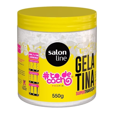 Gelatina to de cacho Super Transição Capilar Salon Line 550g