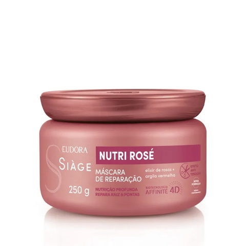 Máscara Capilar Siàge Nutri Rosé Eudora 250g