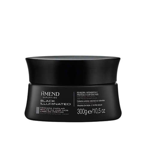 Máscara Expertise Realce da Cor Black Illuminated 300g Amend