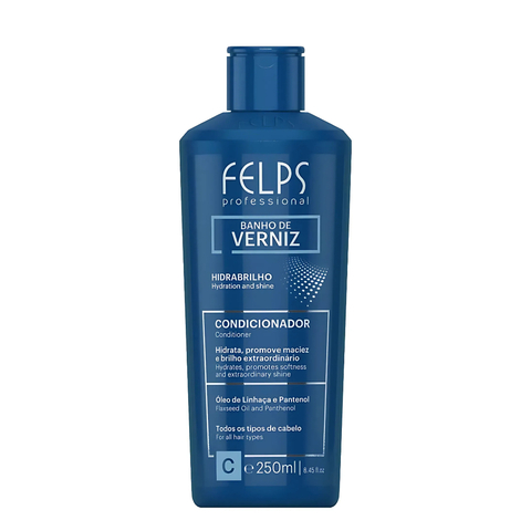 Condicionador Brilho Intenso Banho de Verniz Felps Professional 250ml