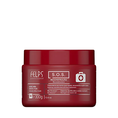 Máscara de Tratamento SOS Reconstrução Capilar Felps 300g