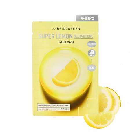 Máscara Facial Fresh Mask Super Lemon Glutathione 20g Bringgreen