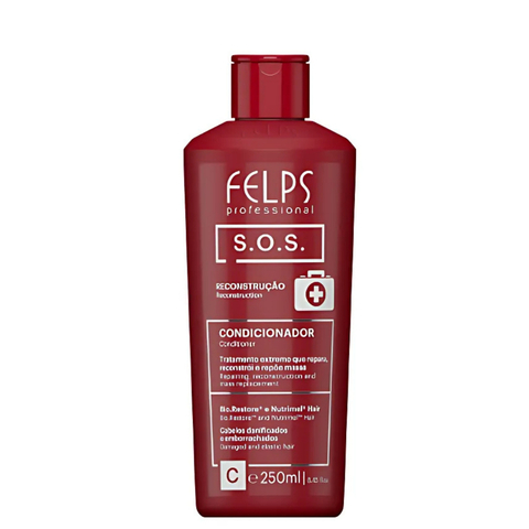 Condicionador Tratamento Extremo Sos Reconstrução Felps Professional 250ml