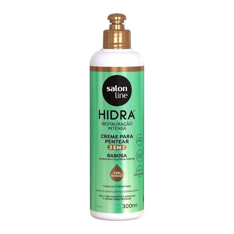 Creme Para Pentear 3 em 1 Hidra Babosa Salon Line 300ml