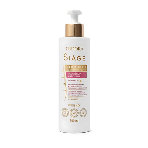 Shampoo Dermo Hair Resistência Antiqueda Eudora Siàge 300ml