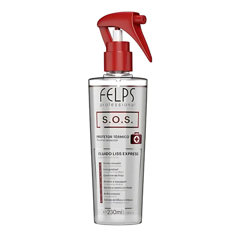 Protetor Térmico SOS Fluído Liss Express Felps 230ml