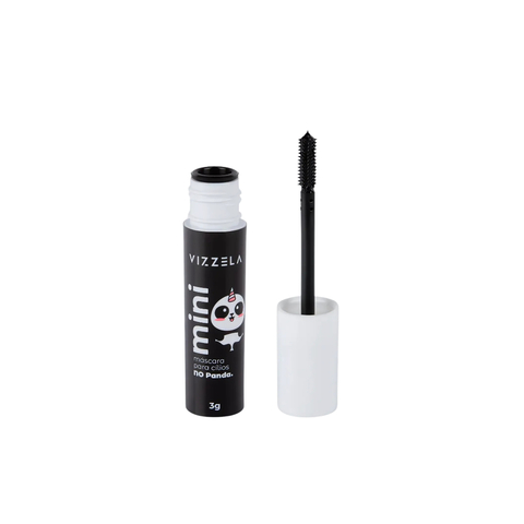 Mini Máscara Para Cílios No Panda Preta Vizzela