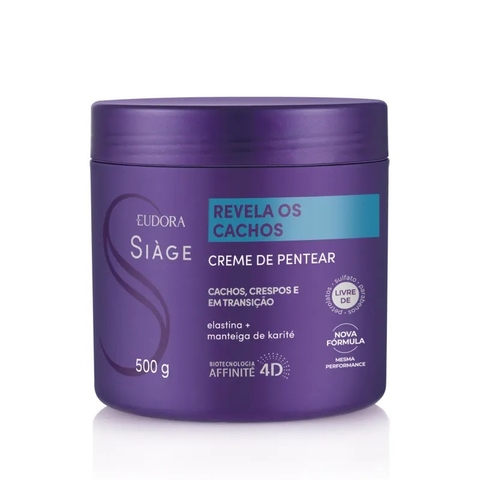 Creme Para Pentear Siàge Revela Os Cachos Eudora 500g