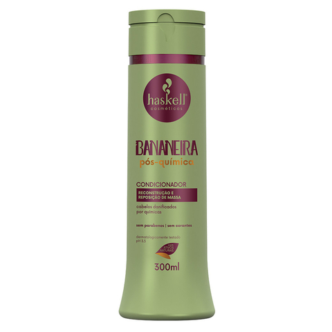 Condicionador Bananeira Pós-Química Reconstrução e Reposição de Massa Haskell 300ml
