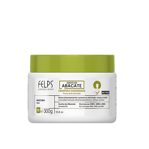 Máscara de Tratamento Cachos Azeite de Abacate Felps Professional 300g