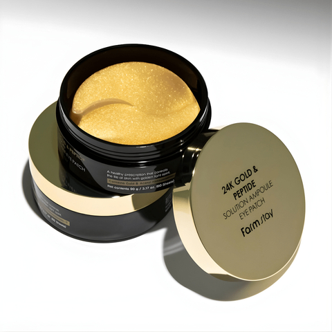 Máscara Hidrogel para Olhos de Peptideo e Ouro 24K 90g Farmstay