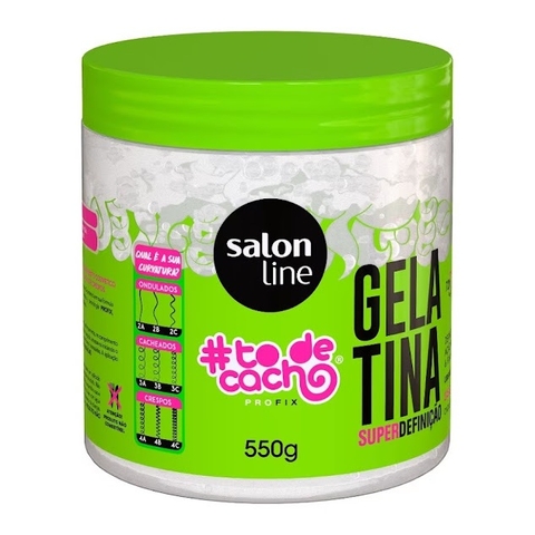 Gelatina to de cacho Super Definição Salon Line 550g