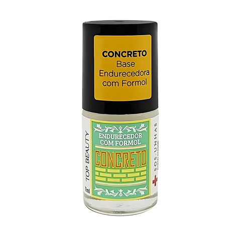 Base Concreto Fortalecedor De Unhas Tratamento com Formol 7ml - Top Beauty