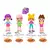 Imagen de Pinypon TOP Girls, Trenzas - Muñeca de 11 cm con brazos articulados