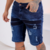 Bermuda Jeans Masculina Destroyed: Autenticidade Denim - Anna Bella Moda & Estilo