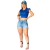 Blusinha Gola Canoa Cor Azul: Elegante e Azul na internet