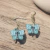 Brinco geek Borboleta azul - comprar online