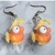 Brinco fofo Coleção Fundo do Mar Peixe amarelo com laranja em resina - comprar online