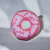 Almofada decorativa Coleção Donuts XOXO morangoem poliéster