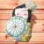Almofada decorativa japonesa com quimono amarelo e guarda chuva - comprar online