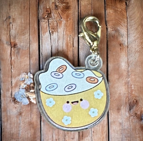 Pingente fofo para pulseira Pote com Cereais - comprar online