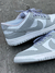 SB dunk Low - Cinza e branco na internet