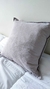 Almohadón tussor 45x45 gris plata