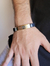 Pulseira Silicone / Aço inoxidável - seck estilo masculino