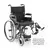 Cadeira de Rodas Aço Dobrável até 120 Kg D400 (assento 44cm) - Dellamed - Farcan Cirúrgicos, Descartáveis e Embalagens