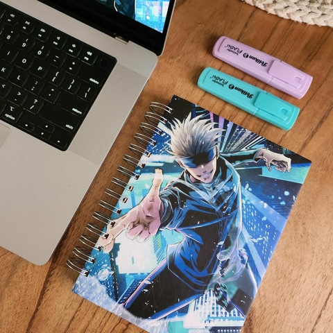 Cuaderno A5 120 hojas Satoru Gojo