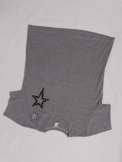 Remera de algodon bordada - Casa Mario