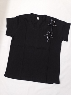 Remera de algodon bordada