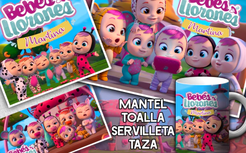 Set de Jardin Bebes LLorones 1