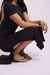 VESTIDO MIDI COSTA NUA - PRETO - comprar online
