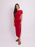 VESTIDO MIDI COSTA NUA - VERMELHO - Shaitrend