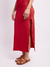 VESTIDO MIDI COSTA NUA - VERMELHO