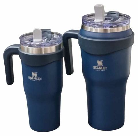 VASO CON MANIJA PICO DOBLE 1 LTS AZUL